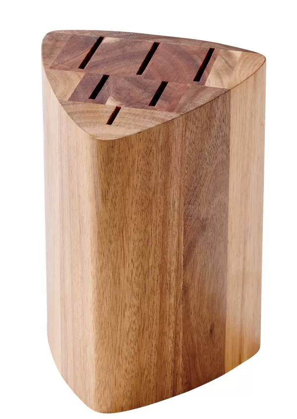 Acacia Bloco Para Faca Para 6 Facas Natural>CASA Cheap