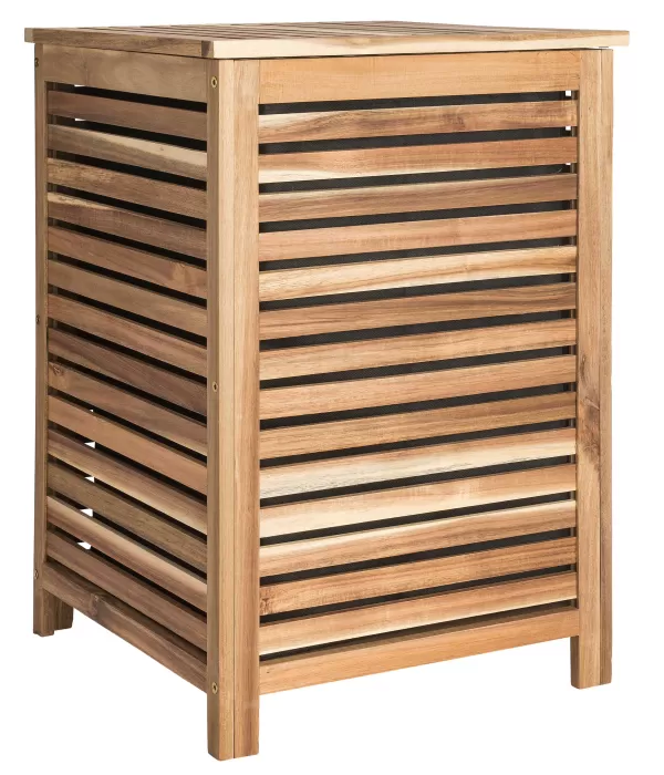 Acacia Cesto Roupa Suja Luxe Preto, Natural>CASA Cheap