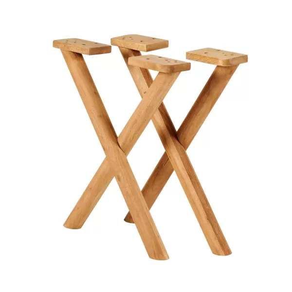 Acacia Pernas Para Mesa X Conjunto De 2 Natural>CASA Online