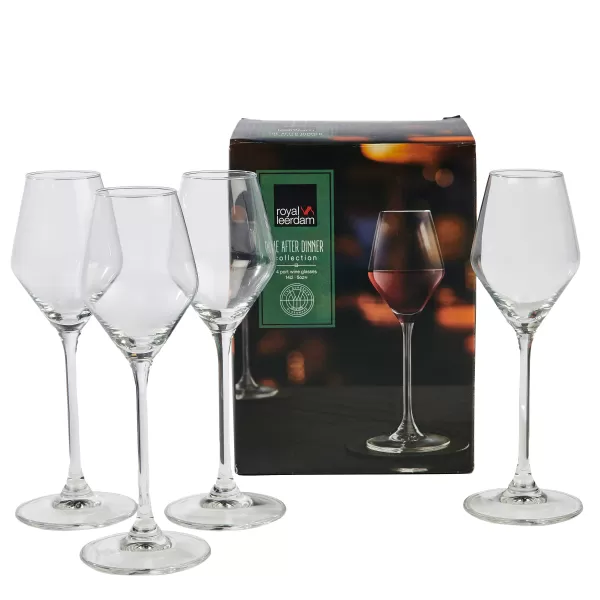 After Dinner Copo Vinho Do Porto Conjunto De 4 Transparente>CASA Cheap