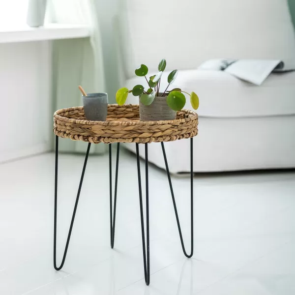 Akela Mesa Auxiliar Preto, Natural>CASA Sale