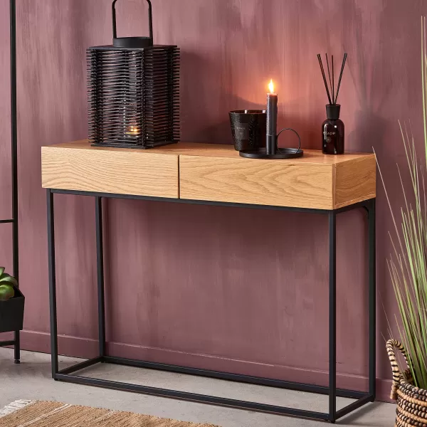 Alma Consola Preto, Natural>CASA Cheap