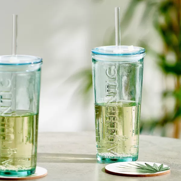 Authentic Copo Com Palha Transparente>CASA Store