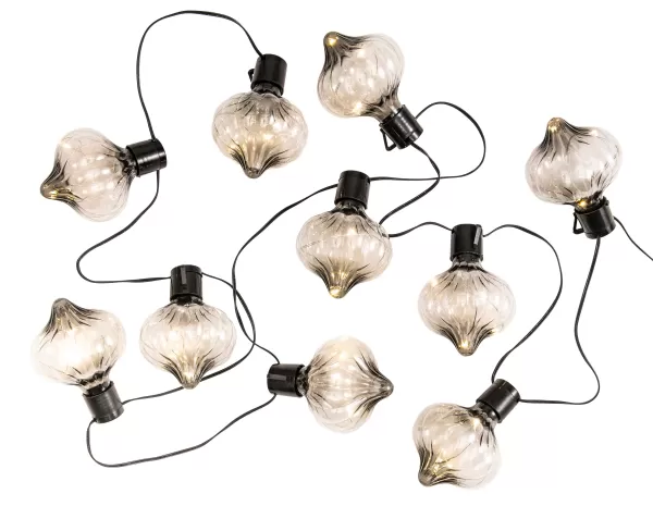 Azis Grinalda Iluminada 10 Led Exterior Forma De Gota>CASA Flash Sale