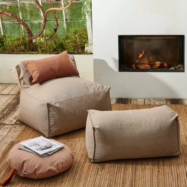 Bagie Sof Pufe Bege>CASA Store