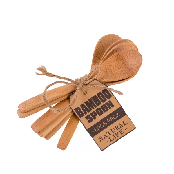 Bamboo Colheres Conjunto De 6 Natural>CASA Best Sale