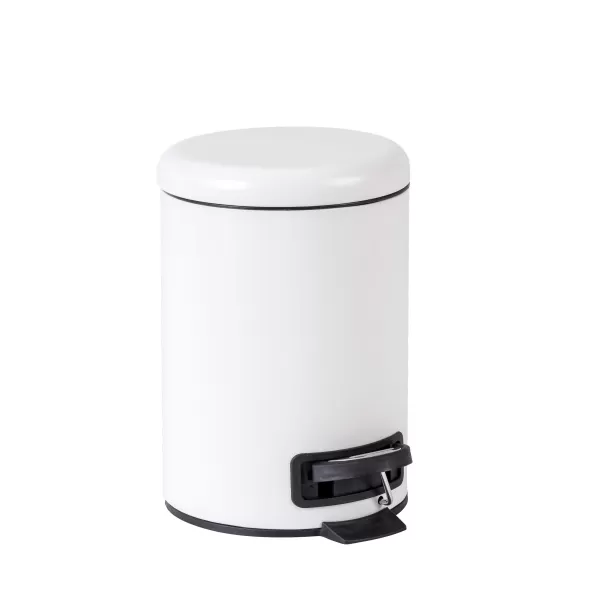 Basic White Balde De Lixo Com Pedal Branco>CASA Outlet