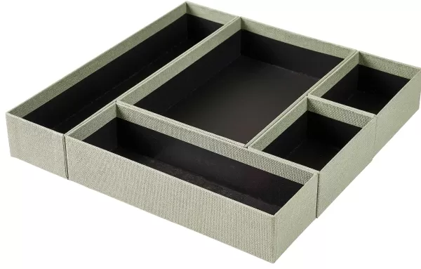 Bigso Organizador Gaveta 5 Compartimento Menta>CASA Fashion
