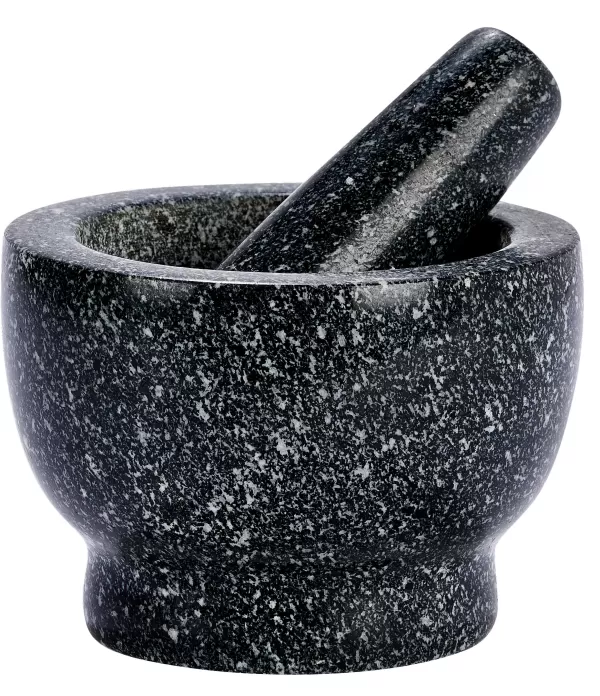 Black Stone Almofariz Com Pil O Preto>CASA Store