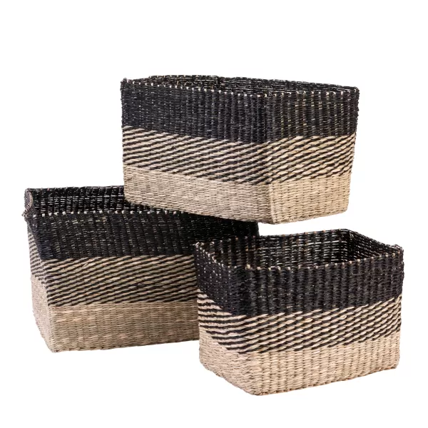 Bobo Cesto Gaveta Preto, Natural>CASA Store