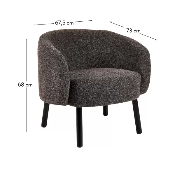 Boli Poltrona Largura 49Cm;>CASA Shop