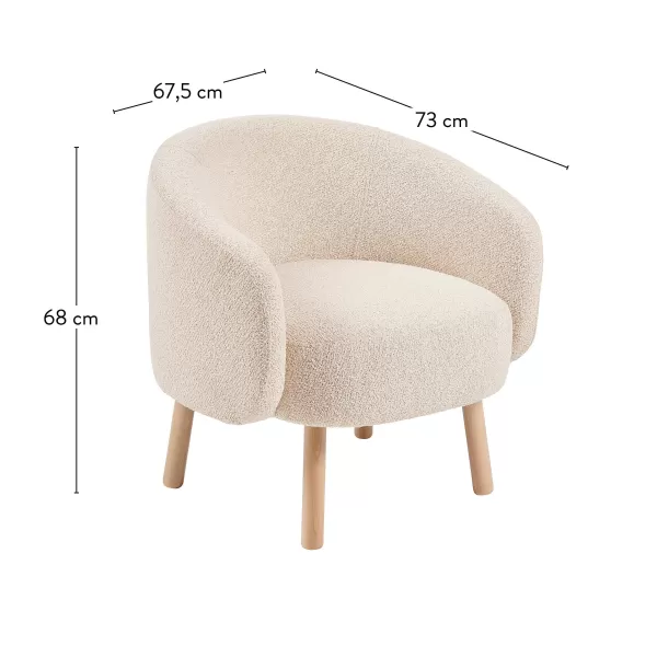Boli Poltrona Largura: 67,5 Cm>CASA Best