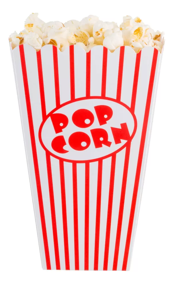 Cinema Caneca Pipocas Conjunto De 8 Branco, Vermelho>CASA Store