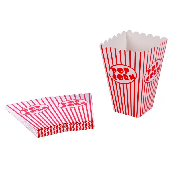 Cinema Caneca Pipocas Conjunto De 8 Branco, Vermelho>CASA Store