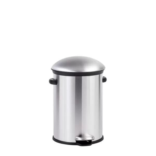 Elegance Balde De Lixo Com Pedal 12L Prateado>CASA Best Sale