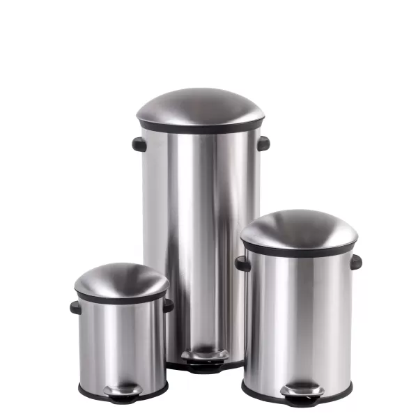 Elegance Balde De Lixo Com Pedal 5L Prateado>CASA Sale