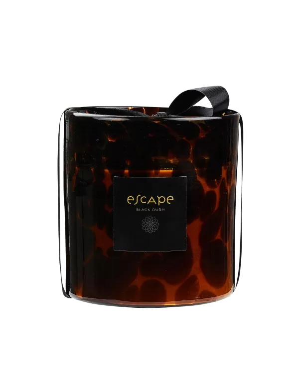 Escape Black Oudh Vela Perfumada Castanho, Ocre,>CASA Sale