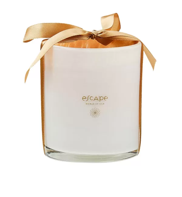 Escape World Goa Vela Perfumada Em Copo Branco, Rosa Antiga>CASA New