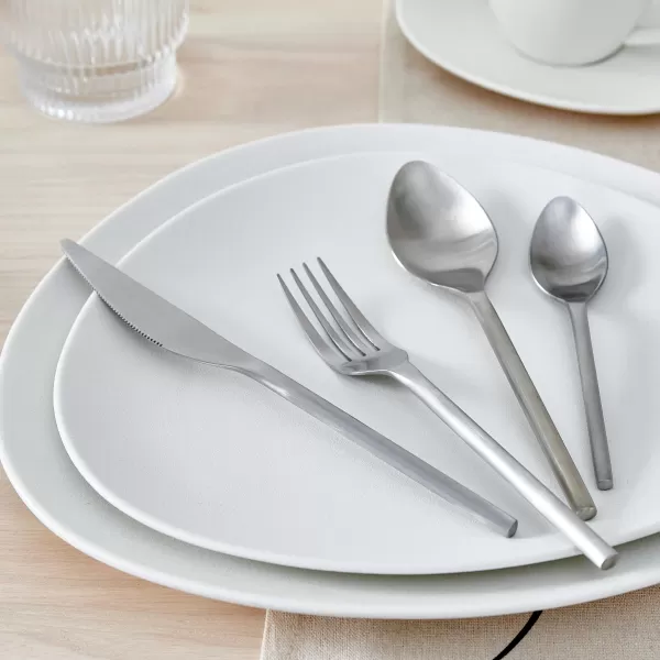Etna Satin Talheres 16 Pe As Prateado>CASA Discount