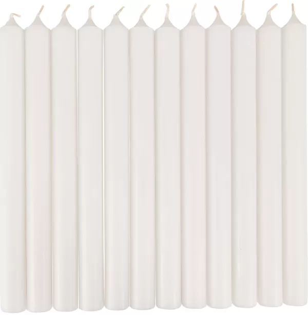 Fina Velas Conjunto De 12 Branco>CASA Cheap