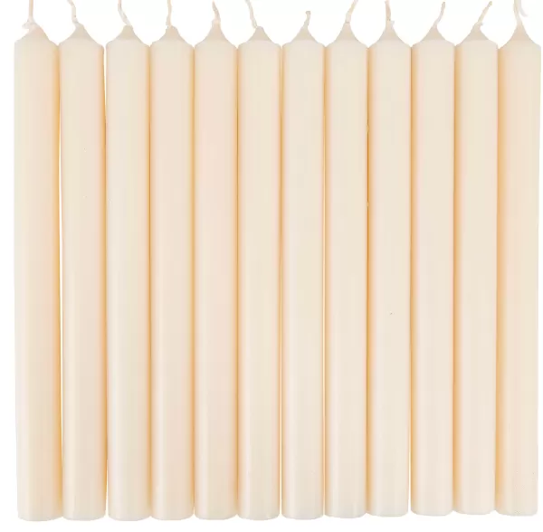 Fina Velas Conjunto De 12 Marfim>CASA Discount