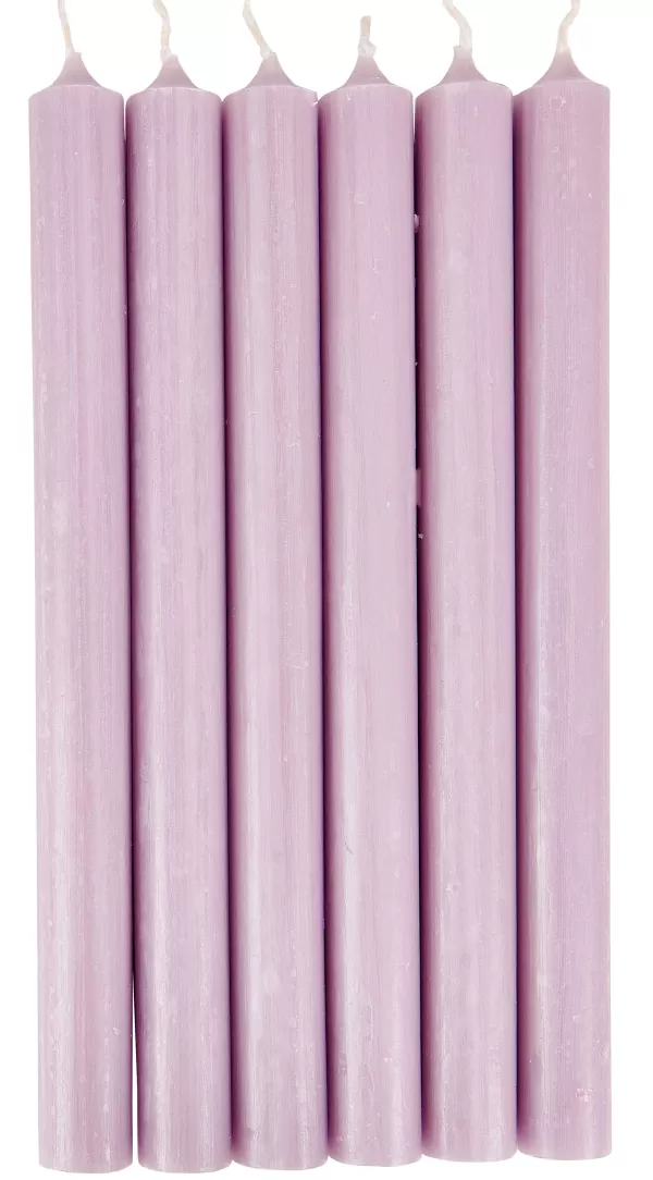 Fina Velas Conjunto De 6 Roxo Claro>CASA Outlet