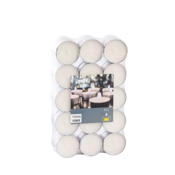 Flame 30 Velas Para Lamparinas Branco>CASA Flash Sale