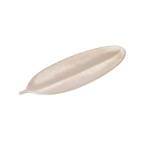 Goldy Prato Decorativo Forma De Folha Dourado>CASA Cheap