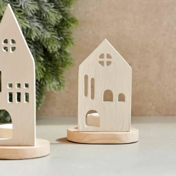 Home Porta-Vela Para Lamparina Branco, Natural>CASA Best Sale