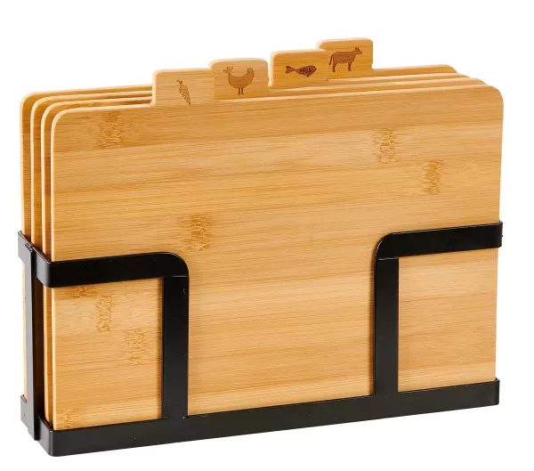 Industria Conjunto Tábuas Em Suporte Preto, Natural>CASA Clearance