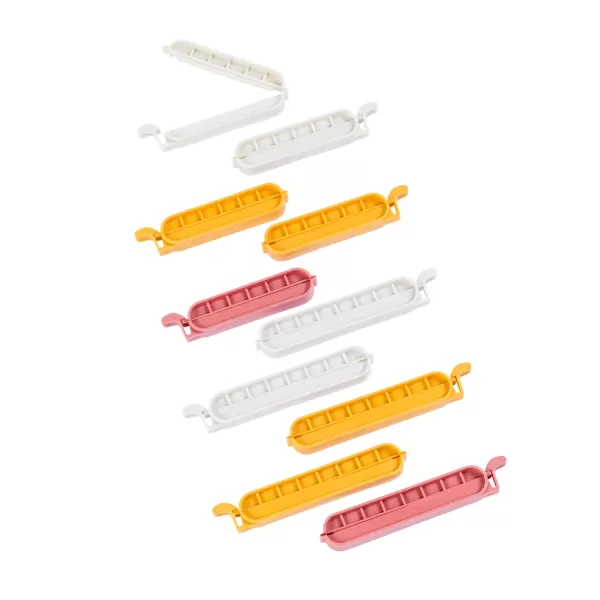 Klipper Clipes Conjunto De 10 Mistura De Cores Cinzento, Amarelo Escuro, Terracota>CASA Fashion