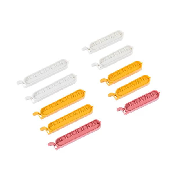 Klipper Clipes Conjunto De 10 Mistura De Cores Cinzento, Amarelo Escuro, Terracota>CASA Fashion