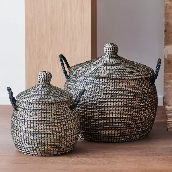 Leo Cesto Luxuoso Preto, Natural>CASA Store