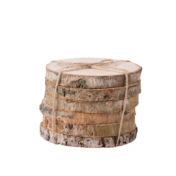 Madera Bases Para Copo Conjunto De 6 Natural>CASA Store