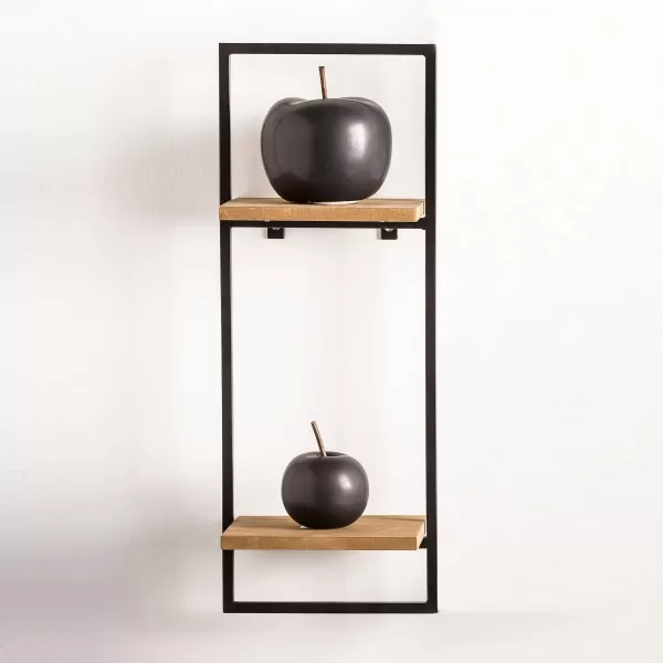 Mix&Match Estante De Parede Preto, Natural>CASA Hot