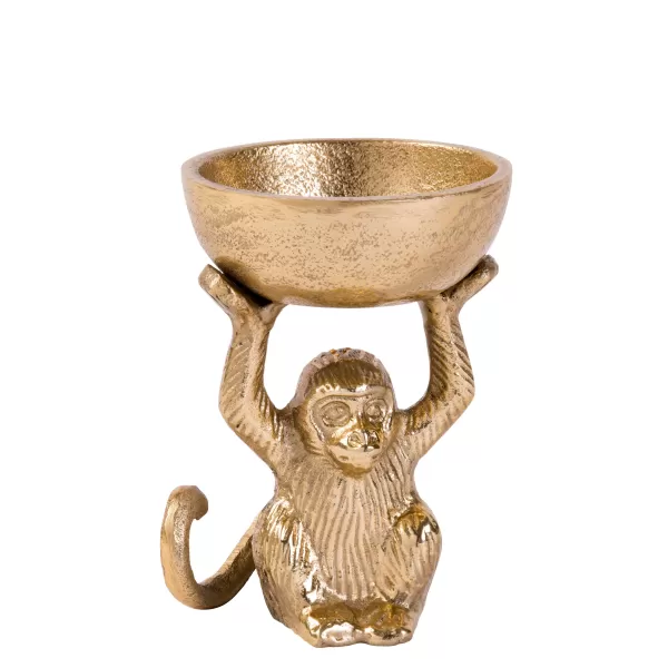 Monkey Porta-Velas Para Lamparinas Dourado>CASA Flash Sale