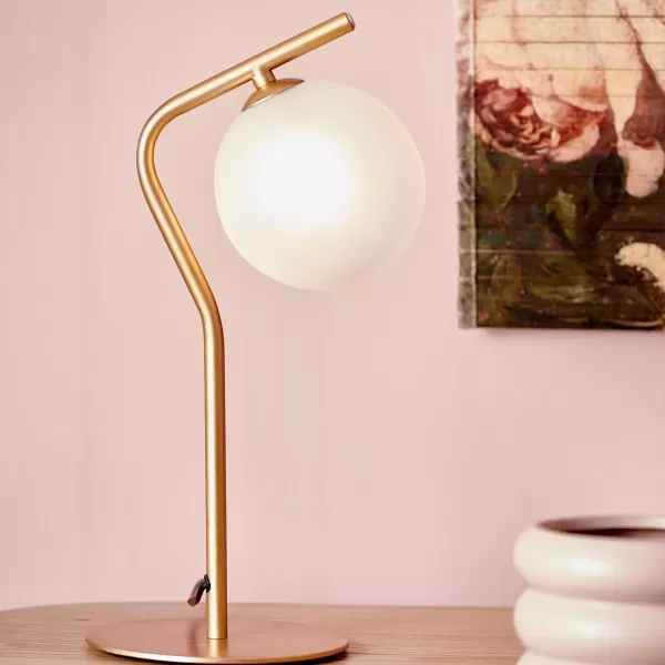 Muno Candeeiro De Mesa Dourado>CASA Cheap