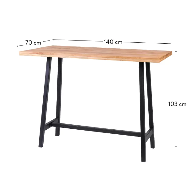 Oak Split Mesa De Bar Natural>CASA Outlet