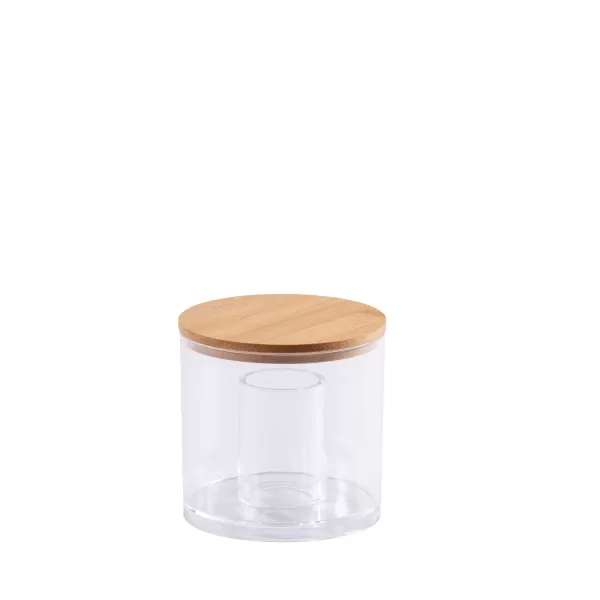 Organoo Porta-Cotonetes Transparente, Natural>CASA Store