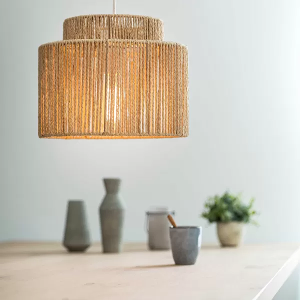 Paille Abajur Natural>CASA Outlet