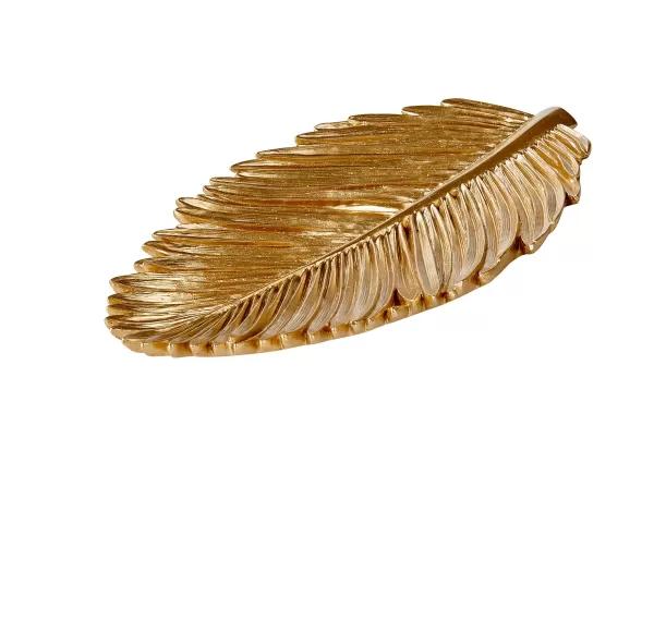Palm Folha Decorativa Dourado>CASA Online