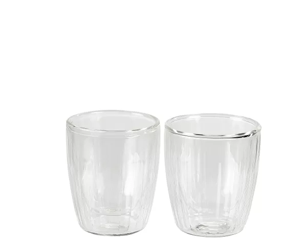 Pausa Copo Parede Dupla Conjunto De 2 Transparente>CASA Cheap