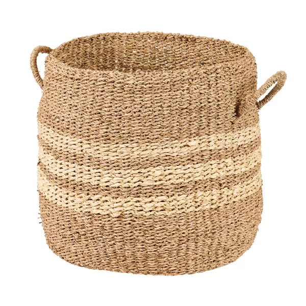 Rayas Cesto L Natural>CASA Best Sale
