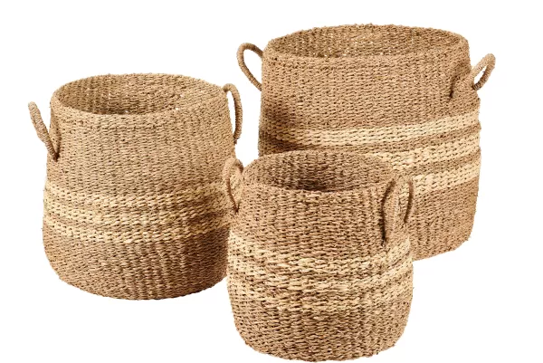 Rayas Cesto M Natural>CASA Outlet