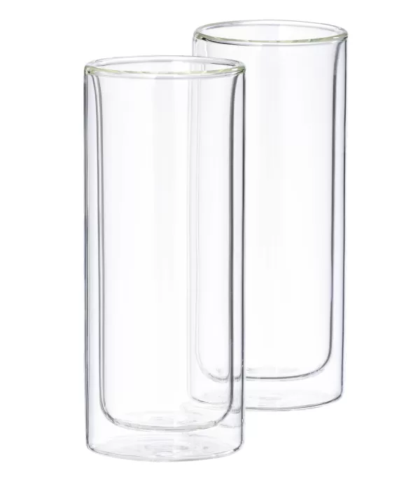 Relax Copos Parede Dupla Conjunto De 2 Transparente>CASA Clearance