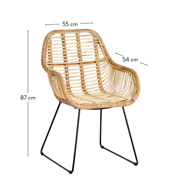 Rotan Cadeira Para Sala De Jantar Natural>CASA Cheap