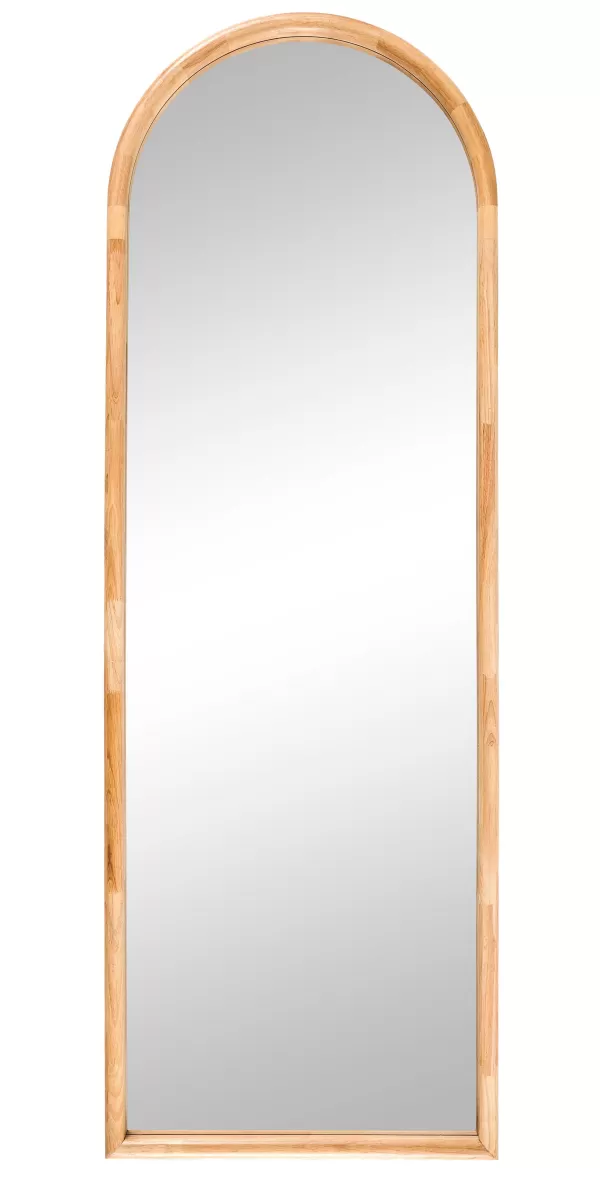 Rubberwood Espelho Natural>CASA Sale