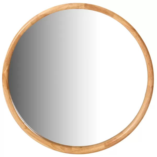 Rubberwood Espelho Natural>CASA New