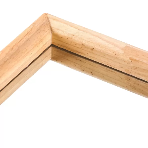 Rubberwood Espelho Natural>CASA Sale