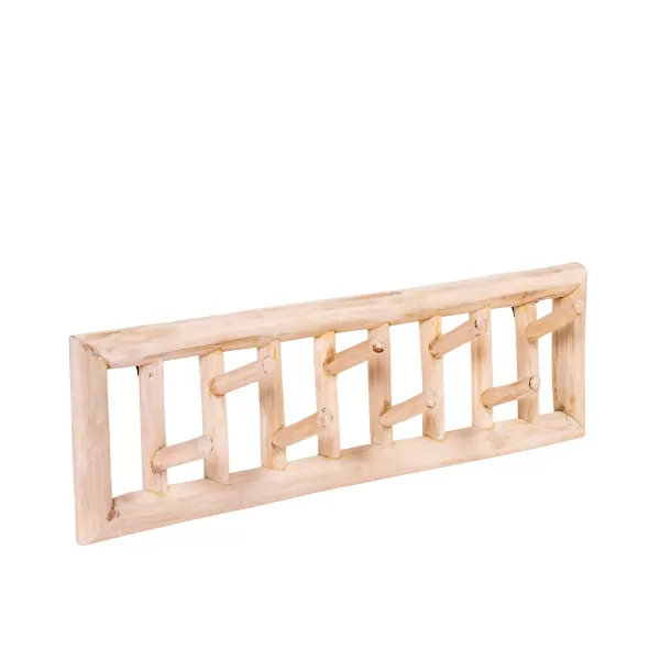 Teak Cabide De Parede Natural>CASA Best